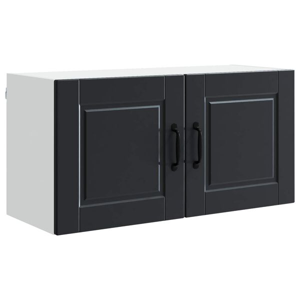 vidaXL Mobile da cucina Nero 80 x 31 x 40 cm Legno multistrato