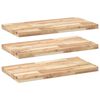 vidaXL Mensole da Parete 3 pz 80x40x4 cm Legno Acacia Non Trattato