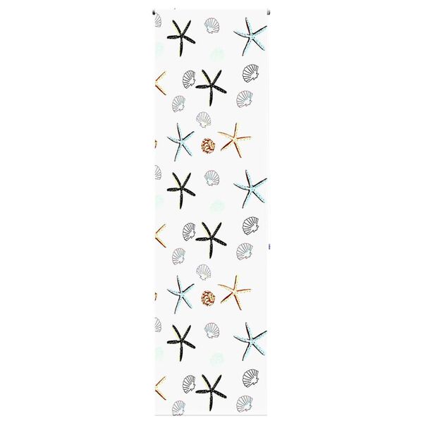 vidaXL Tenda a Rullo Doccia 80x240 cm Larghezza Tessuto 76 cm