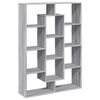 vidaXL Libreria Grigio Sonoma 102x29x143 cm in Legno Multistrato