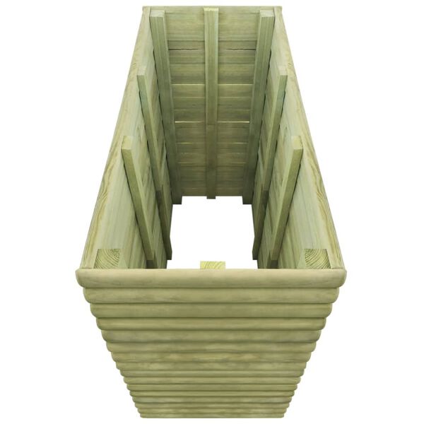 vidaXL Letto Rialzato Giardino 106x56x96 cm Legno di Pino Impregnato