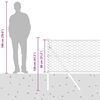 vidaXL Palo della recinzione Argento 100 x 0,8 m (maglia da 50 mm)