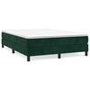 vidaXL Struttura Letto a Rete a Molle Verde Scuro 140x200cm in Velluto
