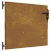 vidaXL Cancello da giardino 85x100 cm in acciaio Corten con design ad albero