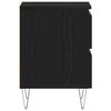 vidaXL Armadio da Notte con cassetto 2 pcs Rovere nero 40 x 35 x 50 cm