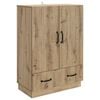 vidaXL Credenza Rovere Artigianale 66 x 34,5 x 92 cm