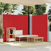 vidaXL Tenda Laterale Retrattile per Patio 170x1200 cm Rossa