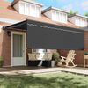 vidaXL Tenda Retrattile Antracite 400 &times; 300 cm Poliestere e Alluminio