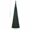 vidaXL Albero di Natale Artificiale Apribile Preilluminato Verde 150cm