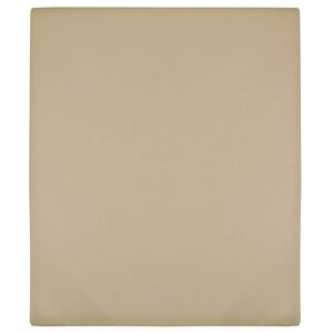 vidaXL Lenzuolo con Angoli Jersey Tortora 90x200 cm Cotone