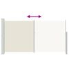 vidaXL Tenda Laterale Retrattile per Patio 170x300 cm Crema