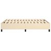 vidaXL Struttura Letto a Rete a Molle Crema 140x200 cm in Tessuto