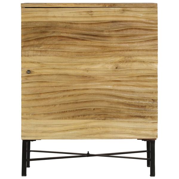 vidaXL Credenza in Legno Massello di Mango 60x35x75 cm