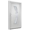 vidaXL Porta Ingresso Bianca 98x208 cm in PVC