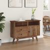 vidaXL Credenza Naturale 100 x 30 x 68 cm Legno di teak solido