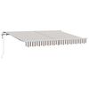 vidaXL Tenda retrattile Grigio chiaro e bianco 600 &times; 300 cm