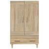 vidaXL Credenza Rovere Sonoma 70x31x115 cm in Legno Multistrato