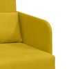vidaXL Divano letto Giallo 65 x 80 x 83 cm Velluto