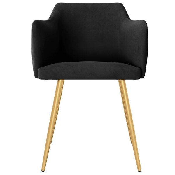 vidaXL Sedie da Pranzo 6 pz Nere in Velluto