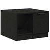 vidaXL Tavolino da salotto Rovere Nero 50 x 50 x 36 cm