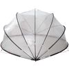 vidaXL Dome Piscina Trasparente 472 x 460 x 229 cm PVC