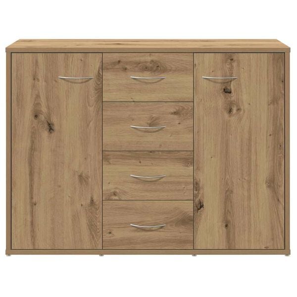vidaXL Credenza Rovere Artigianale 88x30x64 cm in Legno Multistrato