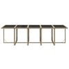 vidaXL Set da Pranzo da Giardino 11 pz con Cuscini in Polyrattan Beige
