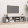 vidaXL Mobili TV 2 pz Grigio Sonoma 80x31,5x36 cm Legno Multistrato