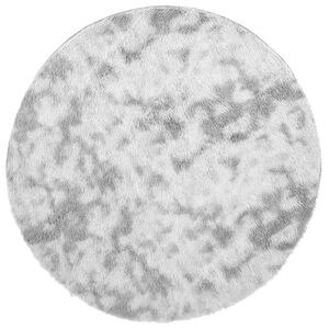 vidaXL Tappeto Shaggy a Pelo Lungo NAVARRA Grigio Argento 120x120cm