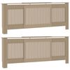 vidaXL Copertura per radiatori 2 pz Rovere Sonoma 205 x 20,5 x 81,5cm
