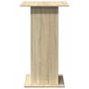 vidaXL Tavolo Bar Portaoggetti Rovere Sonoma 60x60x102 cm Multistrato
