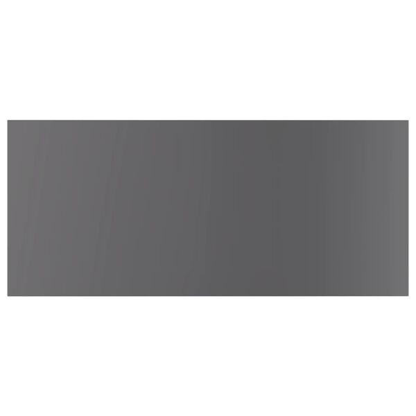 vidaXL Ripiani per Libreria 4pz Grigio Lucido 100x50x1,5cm Multistrato