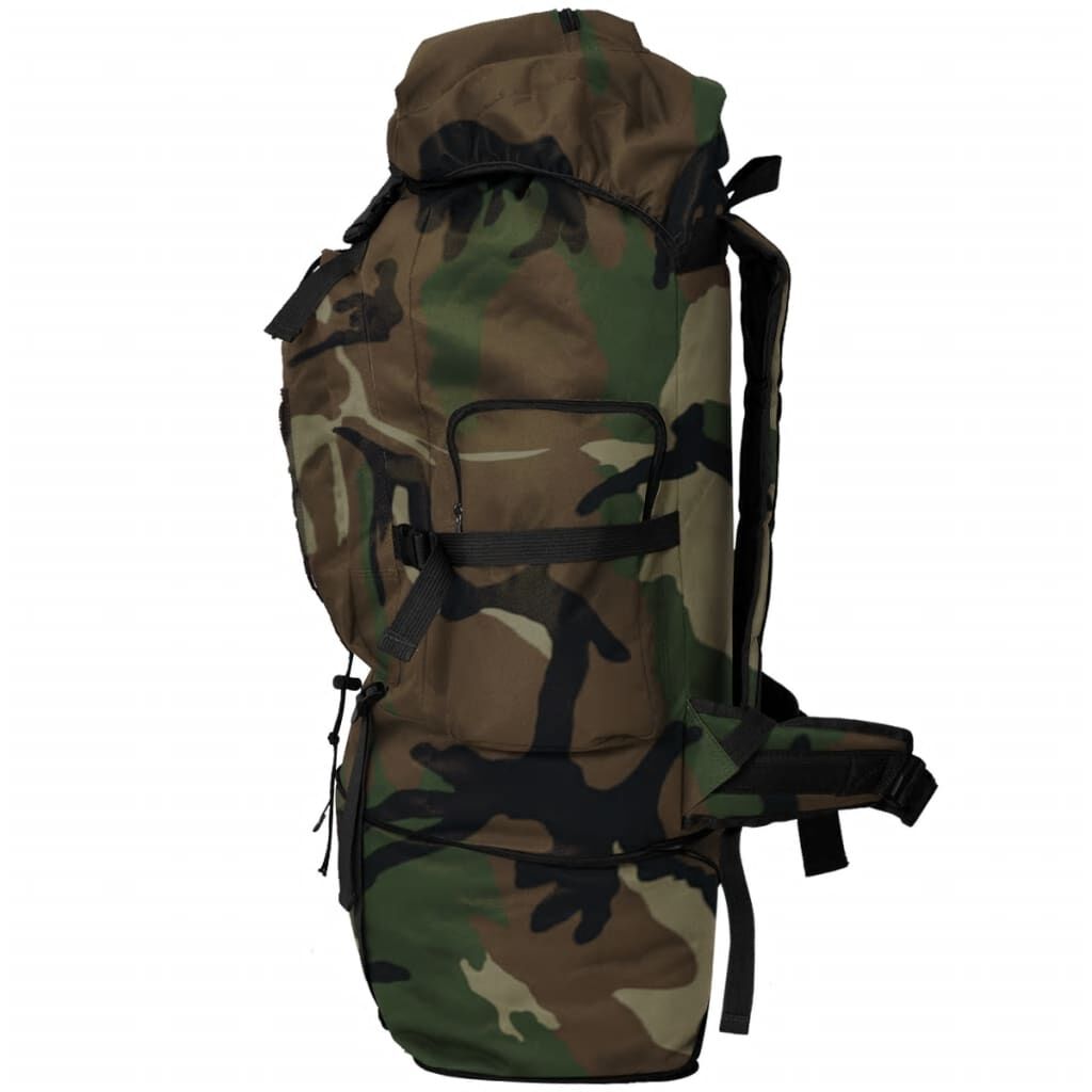 vidaXL Zaino stile militare XXL 100 L mimetico | vidaXL.it