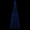 vidaXL Albero di Natale a Cono Blu 1400 LED 160x500 cm