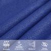 vidaXL Vela Parasole 160 g/m² Blu 2,5x4 m in HDPE
