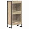 vidaXL Armadio per Libri Sonoma 80 x 30 x 155 cm Legno multistrato