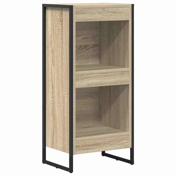 vidaXL Armadio per Libri Sonoma 80 x 30 x 155 cm Legno multistrato