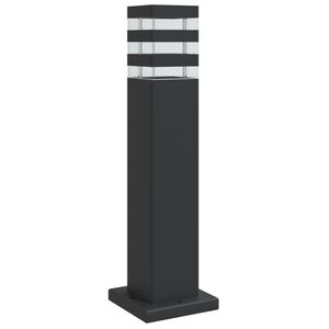 vidaXL Lampada da Terra per Esterni Nera 50 cm in Alluminio