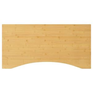 vidaXL Piano Scrivania 110x55x2,5 cm in Bamb&ugrave;
