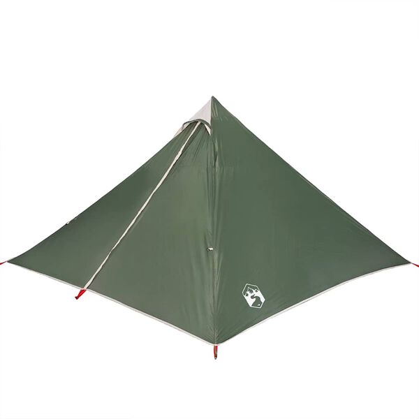 vidaXL Tenda Familiare Tipi per 7 Persone Verde Impermeabile
