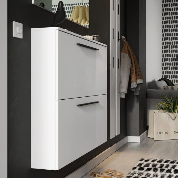 Germania Scarpiera GW-Utah 100x19x85 cm Bianca