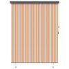vidaXL Tenda a rullo Giallo e Blu 200 x 250 cm Tessuto e Alluminio