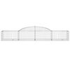 vidaXL Cesto Gabbione ad Arco 300x50x40/60 cm Ferro Zincato