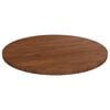 vidaXL Piano Tavolo Rotondo Marrone Scuro &Oslash;40x1,5 cm Rovere Trattato