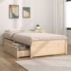 vidaXL Giroletto con Cassetti 75x190 cm Small Single