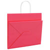vidaXL Sacchetti di Carta 250 pz con Manici Rosa 32x22x28 cm