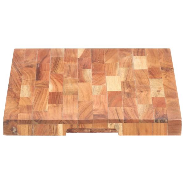 vidaXL Tagliere 50x35x4 cm in Legno Massello di Acacia