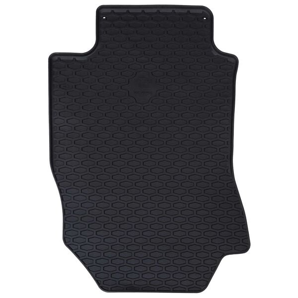 vidaXL Tappetino per Auto 4 pcs Nero Gomma