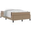 vidaXL Struttura del letto Cappuccino 120 x 190 cm Tessuto