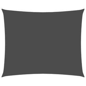 vidaXL Parasole a Vela Oxford Rettangolare 2,5x3,5 m Antracite